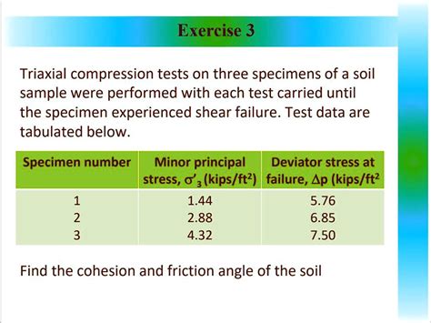 interpretation of triaxial compression test results|triaxial shear test is code.